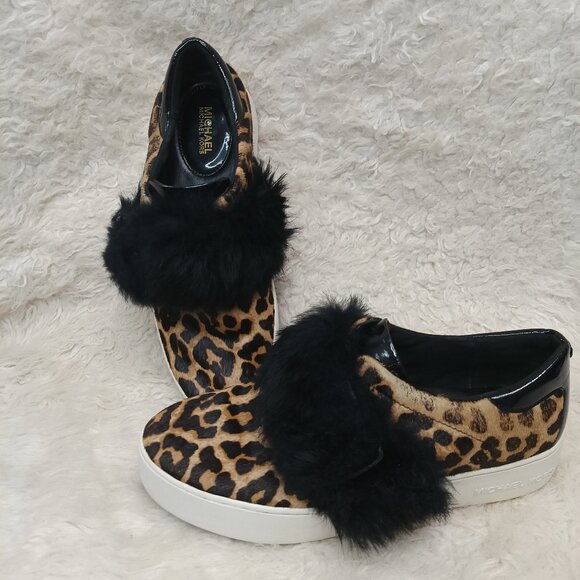 Michael Kors Women's Maven Calf Hair Sneakers 8.5M - Picture 1 of 7